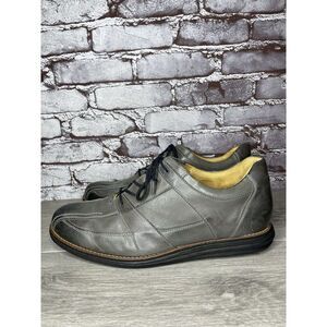 Sandro Moscoloni Gray Leather Bicycle Toe Oxfords Lace Shoes Men Sz 13D US/46EU